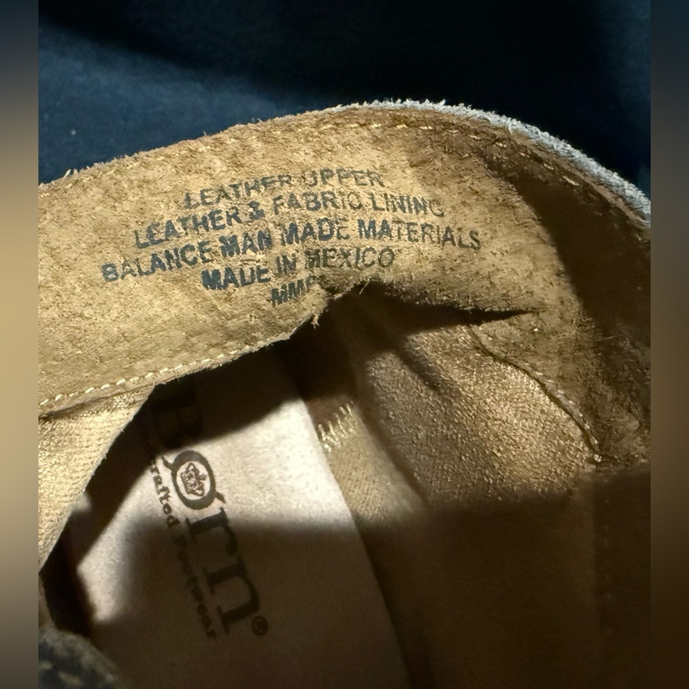 BORN Calyn LEATHER Suede BOOTS Bootie TARKILN - Picture 13 of 16